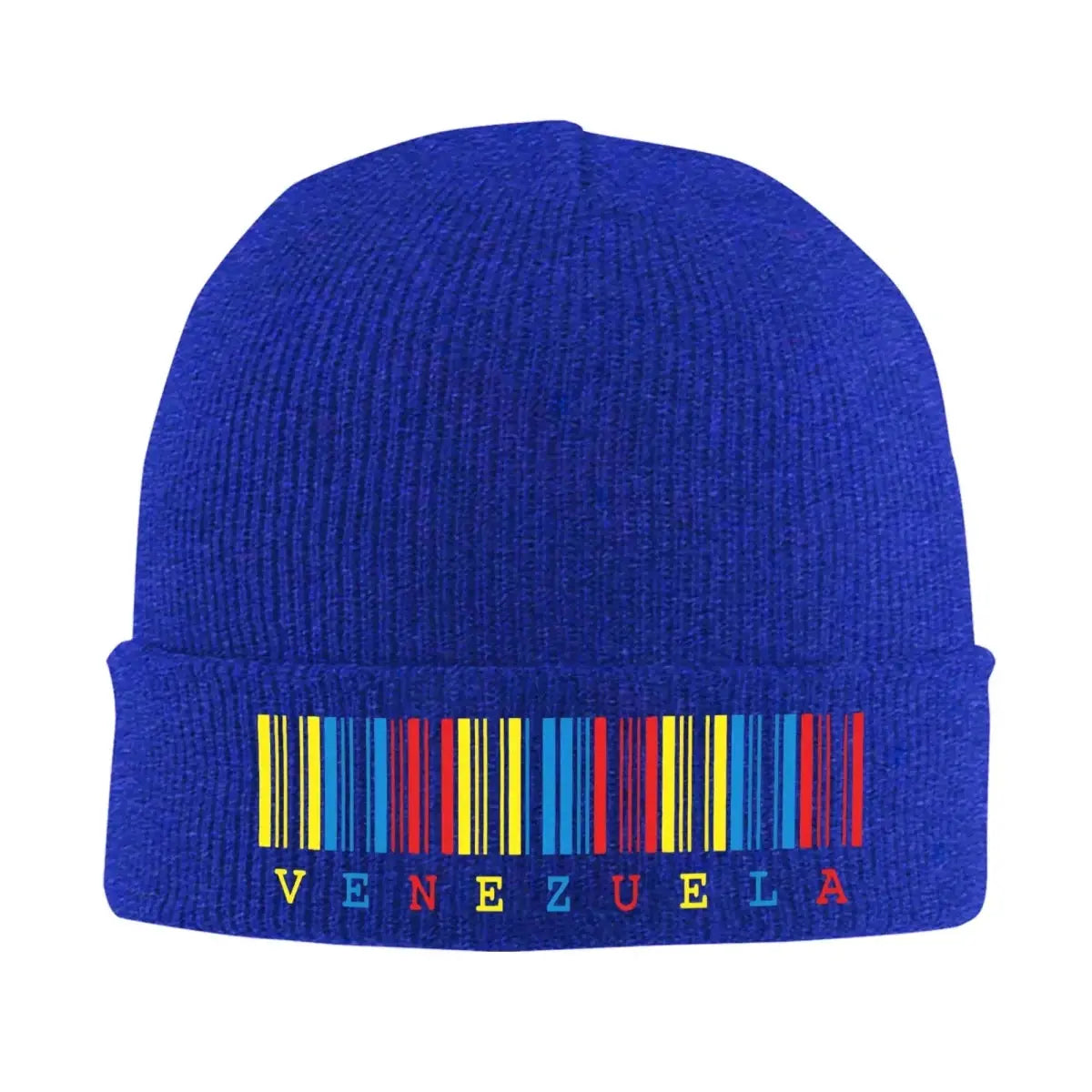 Venezuela Barcode Pattern Beanie Hat - WOWihte