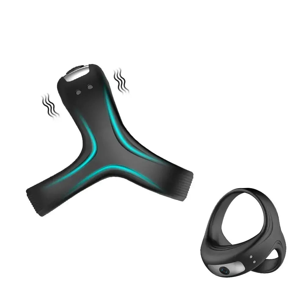 Vibrating Cock Ring Trio - WOWihte