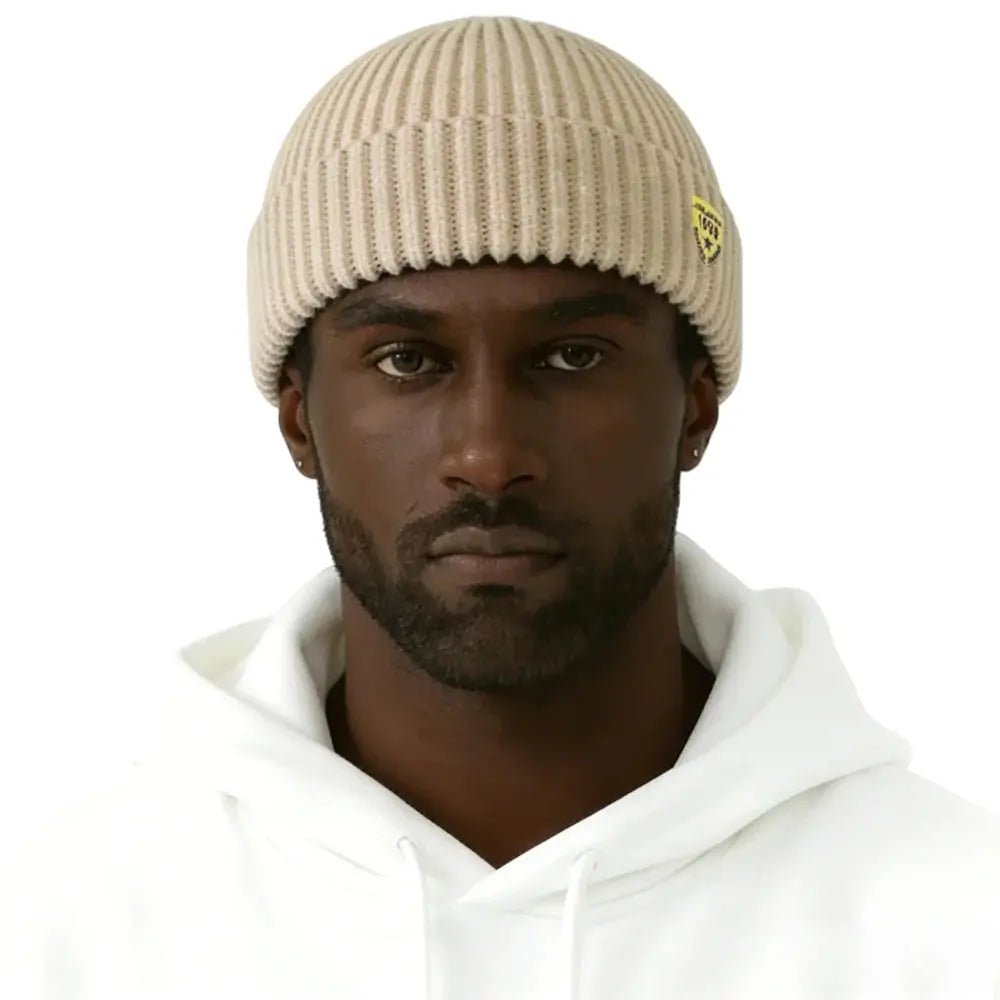 Warm Knitted Roll Edge Beanie - WOWihte
