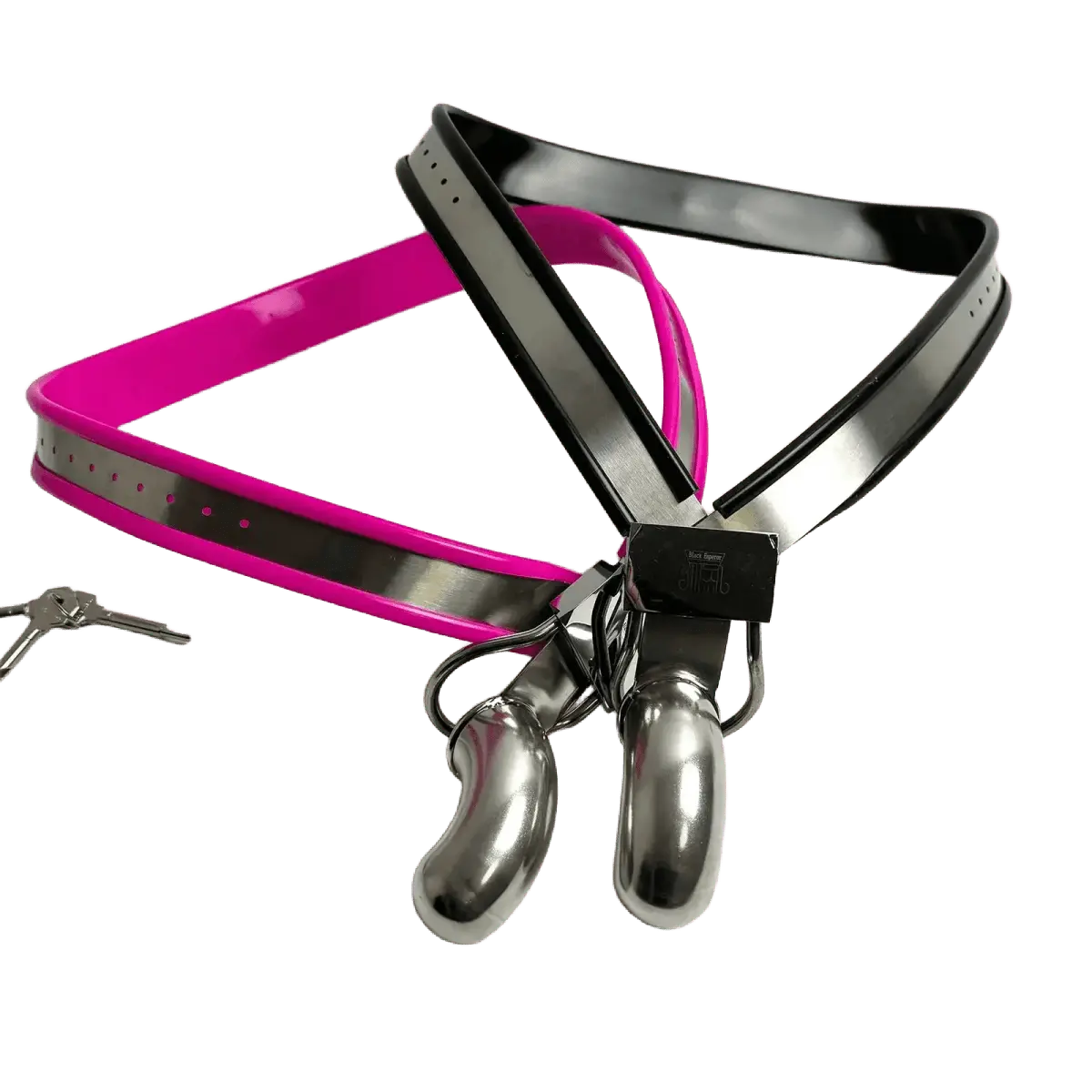 Wearable Chastity Belt with Cage - WOWihte