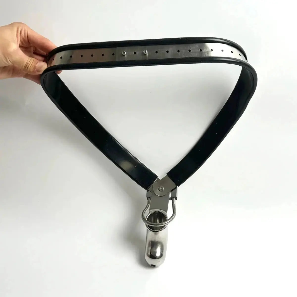 Wearable Chastity Belt with Cage - WOWihte