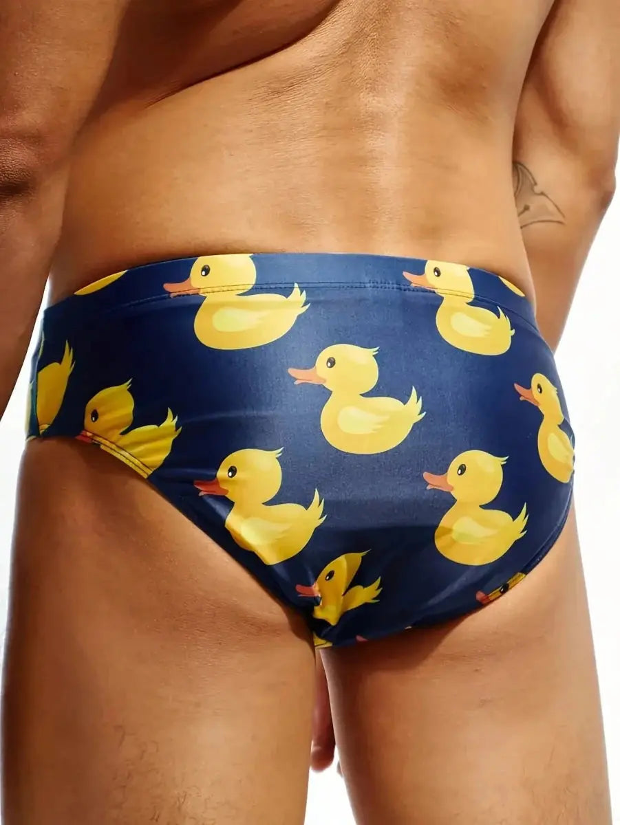 Yellow Duck Quick - Dry Swim Briefs - WOWihte