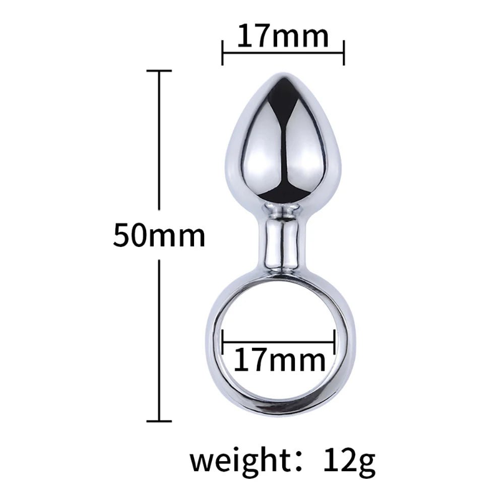 YUKUI Metal Anal Plug Trainer - WOWihte