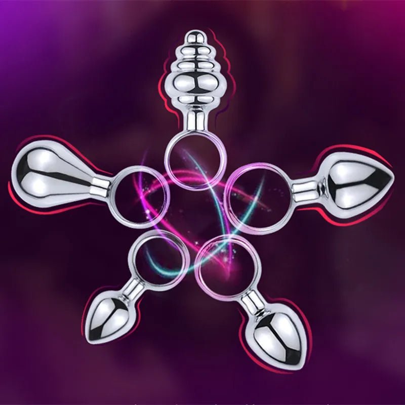 YUKUI Metal Anal Plug Trainer - WOWihte