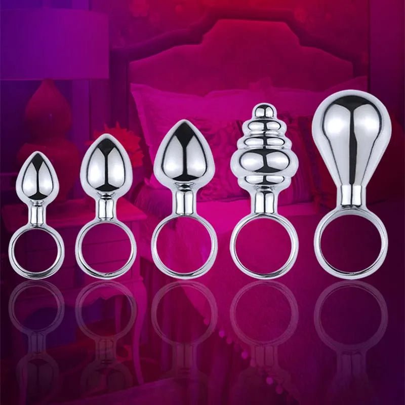 YUKUI Metal Anal Plug Trainer - WOWihte